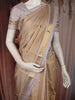 Multicolor Striped Woven Design Pure Kanchipuram Silk Saree with Contrast  Zari Border