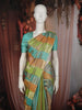 Multicolor Striped Woven Design Pure Kanchipuram Silk Saree with Self Border