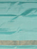 Multicolor Striped Woven Design Pure Kanchipuram Silk Saree with Self Border