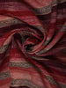 Multicolor Striped Woven Design Pure Tussar Party Wear Saree with Woven Border