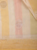 Multicolor Striped Zari Woven Design Semi Banarasi Saree with Zari Border