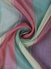 Multicolor Stripes Design Semi Tussar Saree