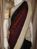 Multicolor Woven Design Pure Kanchipuram Silk Saree with Contrast Border