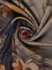 Multicolor Tropical Parrot Printed Semi Tussar Saree - Diadem