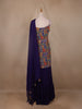 Multicolour Floral And Sequins Embroidery Georgette Salwar Suit - Diadem