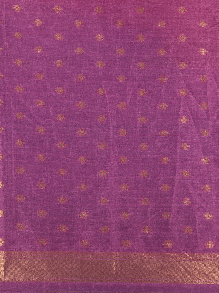 Multicolour Floral Designed Semi Tussar Saree - Diadem