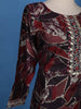 Multicolour Semi Silk Floral Printed Salwar Suit - Diadem