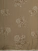 Mushroom Beige Floral Printed Design Chiffon Fancy Saree with Lace Border