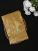 Mustard Gold Floral Zari Woven Design Tissue Silk Fancy Saree with Zari Border