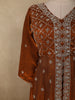 Mustard Gold Heavy Sequins Embroidered Design Organza Mastani Lehenga with Dupatta