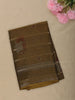 Mustard Olive Green Floral and Paisley Motif Woven Design Mixed Cotton Saree