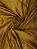 Mustard Olive Striped Zari Woven Design Pure Banarasi Silk Party Wear Saree with Zari Border