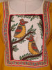 Mustard Yellow Bird Motif Printed Design Cotton Palazzo Suit with Floral Dupatta