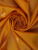Mustard Yellow Butta Woven Design Pure Kanchipuram Silk Saree - Diadem