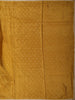 Mustard Yellow Butta Woven Design Soft Tissue Saree with Scalloped Border