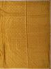 Mustard Yellow Butta Woven Design Soft Tissue Saree with Scalloped Border