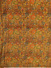 Mustard Yellow Butta Woven Design Soft Tissue Saree with Scalloped Border