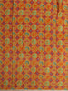 Mustard Yellow Butta Woven Design Soft Tissue Saree with Scalloped Border