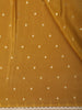 Mustard Yellow Butta Woven Design Soft Tissue Saree with Scalloped Border