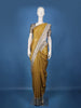 Mustard Yellow Butta Woven Design Tussar Silk Saree