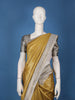 Mustard Yellow Butta Woven Design Tussar Silk Saree