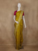 Mustard Yellow Butta Woven Pure Kanchipuram Silk Saree