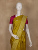 Mustard Yellow Butta Woven Pure Kanchipuram Silk Saree