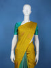 Mustard Yellow Butta Woven Silk Saree