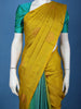 Mustard Yellow Butta Woven Silk Saree