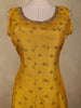 Mustard Yellow Butta Zari Woven Design Banarasi Palazzo Suit with Dupatta