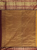 Mustard Yellow Butta Zari Woven Design Pure Kanchipuram Silk Saree with Contrast Zari Border