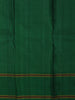 Mustard Yellow Checked Woven Design Pure Kanchipuram Silk Saree with Contrast Temple Border