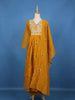 Mustard Yellow Cotton Anarkali Salwar Suit