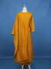 Mustard Yellow Cotton Anarkali Salwar Suit