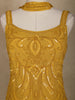 Mustard Yellow Embellished Design Georgette Palazzo Suit