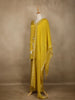 Mustard Yellow Embroidered Design Crepe Sharara Salwar Suit