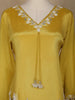 Mustard Yellow Embroidered Design Crepe Sharara Salwar Suit