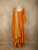 Mustard Yellow Embroidered Design Silk Palazzo Suit with Designer Dupatta