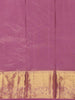 Mustard Yellow Floral And Birds Woven Design Pure Kanchipuram Silk Saree