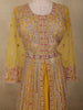 Mustard Yellow Floral Beads and Zari Embroidered Design Net Mastani Lehenga with Dupatta
