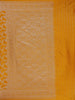 Mustard Yellow Floral Design Banarasi Saree