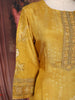 Mustard Yellow Floral Design Cotton Salwar