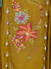 Mustard Yellow Floral Crepe Salwar Suit – Lightweight Festive & Casual Wear