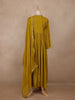 Mustard Yellow Floral Crepe Salwar Suit – Lightweight Festive & Casual Wear