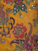Mustard Yellow Floral Embroidered Design Georgette Palazzo Suit with Dupatta