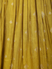 Mustard Yellow Floral Gold Zari Butta Woven Design Tissue Banarasi Gown with Dupatta