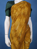 Mustard Yellow Floral Printed Chiffon Saree