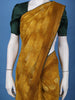Mustard Yellow Floral Printed Chiffon Saree