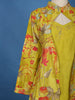 Mustard Yellow Floral Printed Cotton Palazzo Suit