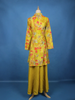 Mustard Yellow Floral Printed Cotton Palazzo Suit